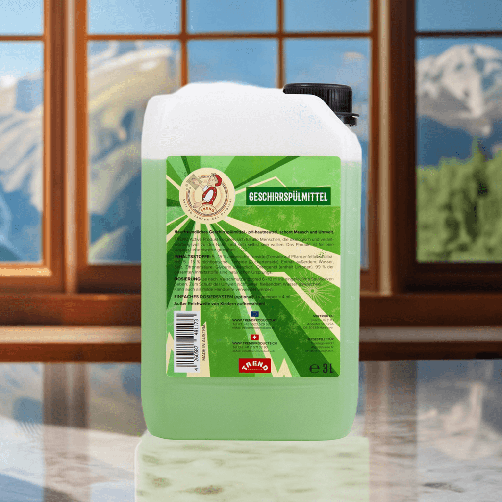 Made in Austria - veganes Geschirrspülmittel aus österreichischer Manufaktur mit natürlichen Stoffen