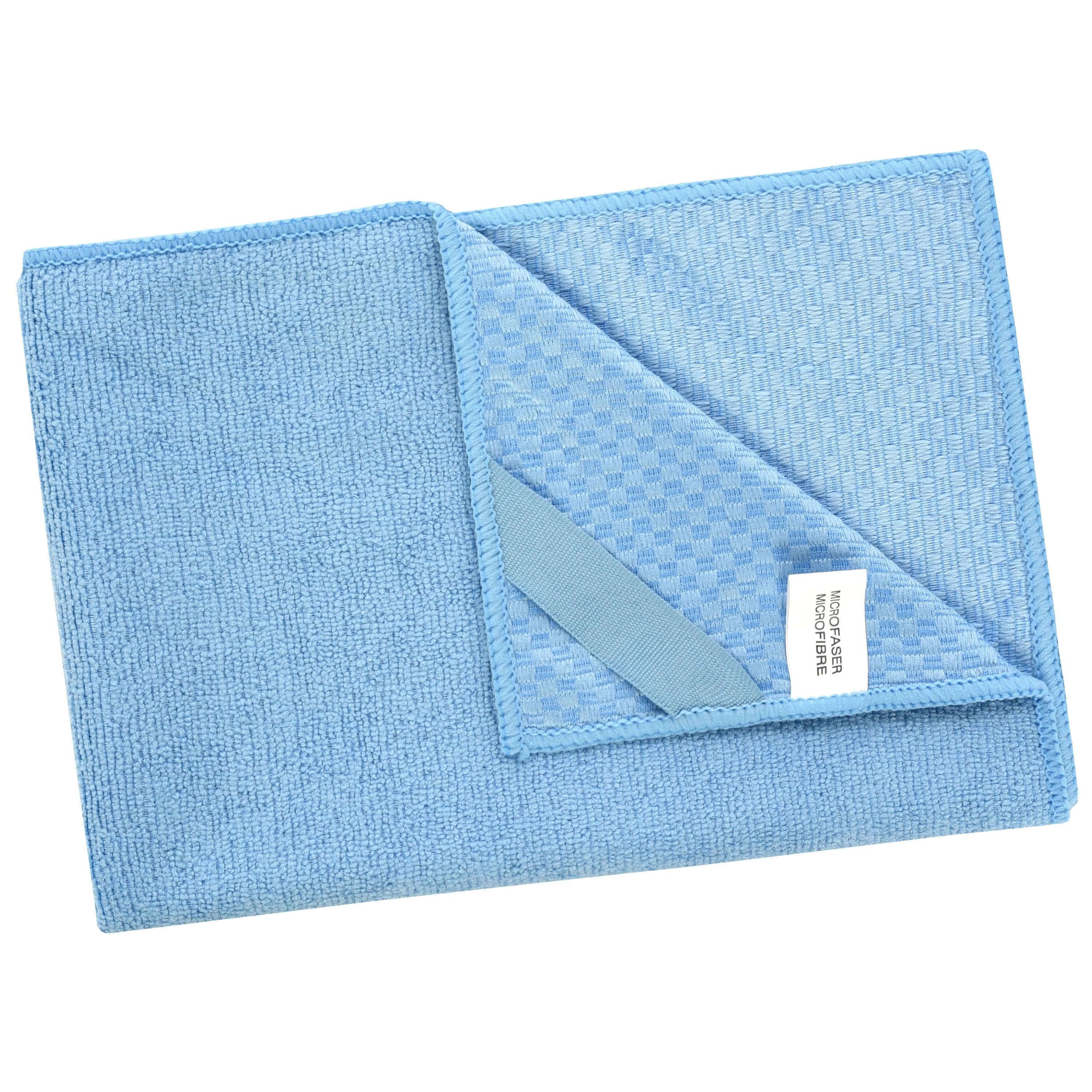 TREND Active Manufaktur Microfaser Geschirrtuch in Blau, 70 x 50 cm – fusselfrei, saugstark und schnelltrocknend für streifenfreies Abtrocknen – erhältlich bei Trend Products