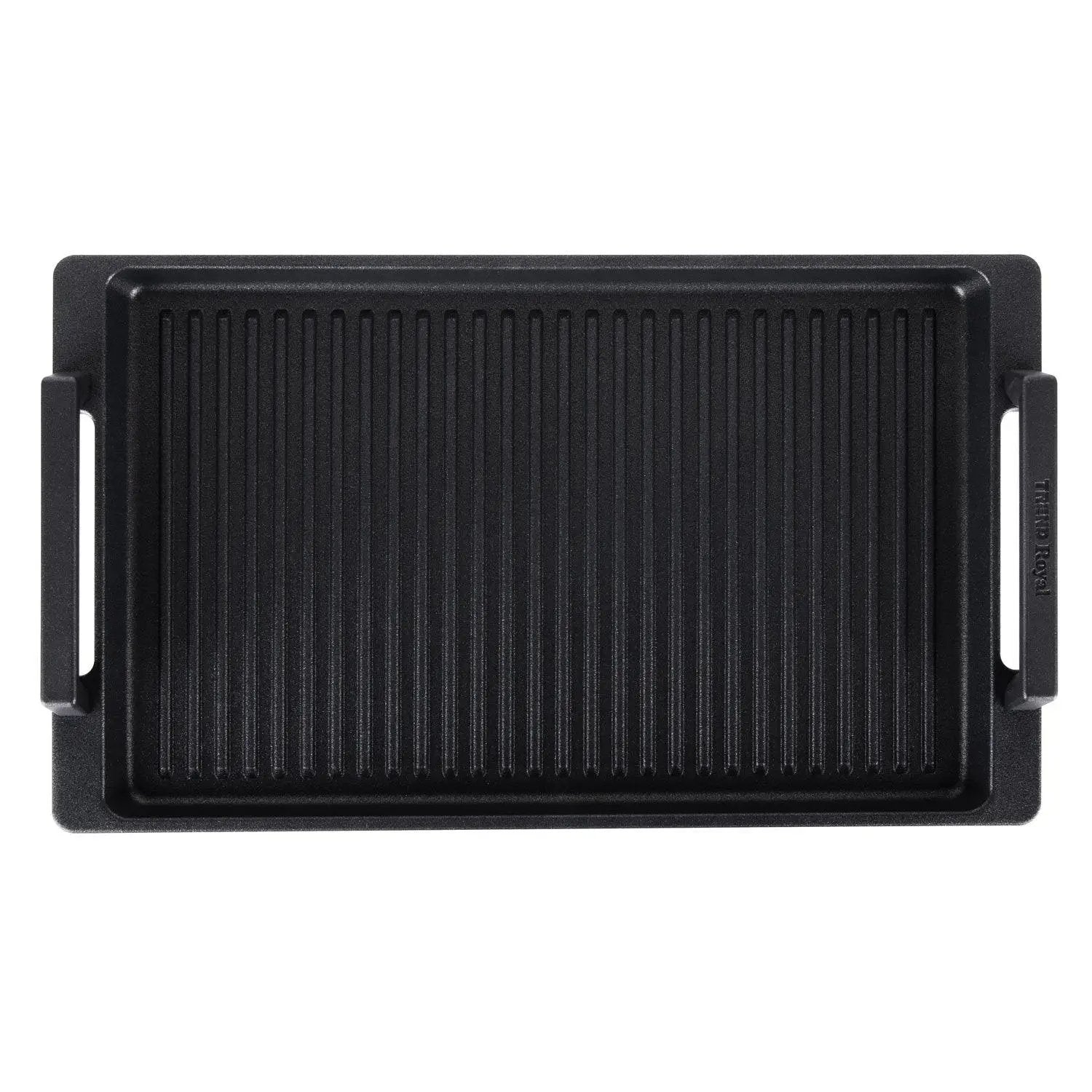 TREND Royal Guss-Grillplatte gerippt - 41 x 24 cm - alle Herdarten - TREND Products AT